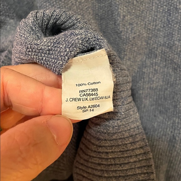 Madewell 100% cotton blue bird sky cardigan size medium - Picture 7 of 8